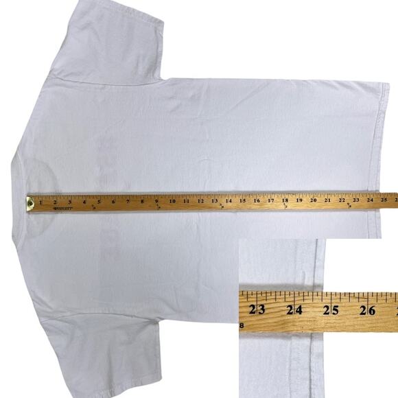 White #SAVAGE Short Sleeve Crew Neck Tee Shirt Size S/P/CH - Picture 7 of 10